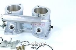 Twin 50mm 50IDF Throttle Bodies + TPS For Jenvey IDF Carb 84mm Tall Weber FOR VW