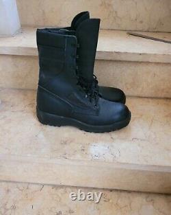UNUSED Israel IDF Army Zahal Military LEATHER BOOTS SHOES 8.5 EUR 42