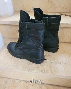 UNUSED Israel IDF Army Zahal Military LEATHER BOOTS SHOES 8.5 EUR 42