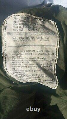 VTG US Army Military cold weather Field Coat IDF Israel army zahal M65 Vietnam