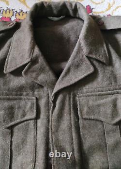 Very Rare Israel IDF Army Uniform Wool Jacket 1950-1960s Six Days War