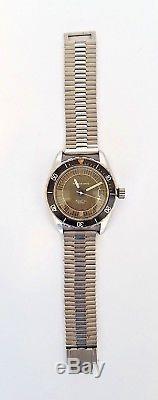Very Rare No. M891 ETERNA Matic Super KonTiki Military IDF Diver's Watch 1970s