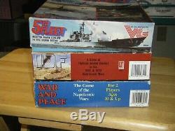 Victory Games 5th Fleet RARE & 2 Avalon Hill's Games-War & Peace & IDF