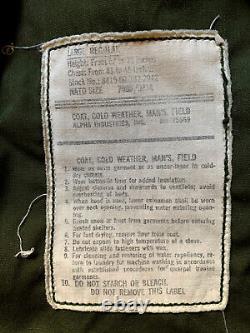 Vietnam Era US Army Coat M65 OG107 w IDF Israeli Army Yom Kippur War 1973 Sz L