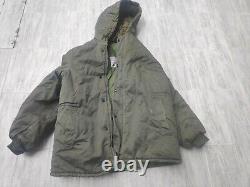 Vintage(1981)dubon parka Jacket coat IDF Israeli Army zahal size large rare