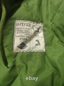 Vintage(1981)dubon parka Jacket coat IDF Israeli Army zahal size large rare