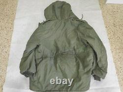 Vintage(1987)dubon parka Jacket coat IDF Israeli Army zahal size large rare