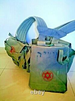 Vintage 1988 Ephod IDF Israel Army Medic Combat Tactical Assault Vest + Insignia