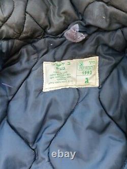 Vintage (1993)blue navy dubon parka Jacket coat IDF Israeli Army zahal size L