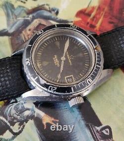 Vintage Eterna-Matic Super Kontiki Early IDF Military Diver's Watch 1960's