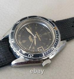 Vintage Eterna-Matic Super Kontiki Early IDF Military Diver's Watch 1960's