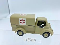 Vintage Gamda IDF Ambulance DIE CAST TOY ISRAEL 1955 EXCELLENT RARE