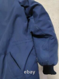Vintage blue navy dubon parka Jacket coat IDF Israeli Army zahal size XL rare