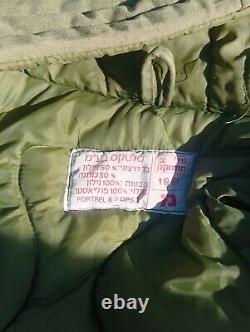 Vintage dubon parka Jacket coat IDF Israeli Army zahal size XL rare