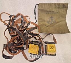 Vtg 50' Israel Zahal Idf Military Small Tefillin Original Bag Judaica Jewish