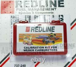 WEBER Redline 40 DCOE 45 DCOE 44IDF Dual Carburetor Carb Jetting Jet Pack Kit