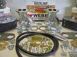 Weber Carburetor Kit VW Bug & Type 1 Dual 40 IDF tuned for VW air cooled