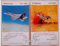 1960 Hebrew Israël Fdi Card Game Force Aérienne Aircraft Hélicoptère Plane Iaf Juive