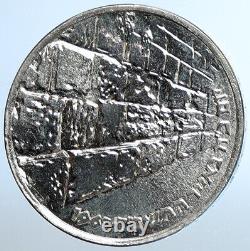 1967 Israel Tsahal 6 Jour Mur De Lamentation De Guerre Jérusalem Argent 10 Lirot Coin I110861