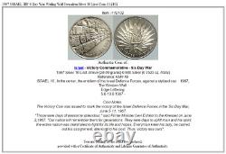1967 Israel Tsahal 6 Jour Mur De Lamentation De Guerre Jérusalem Argent 10 Lirot Coin I112102