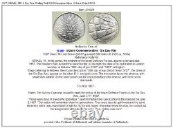 1967 Israel Tsahal 6 Jour Mur De Lamentation De Guerre Old Jérusalem Argent 10 Lirot Coin I94988