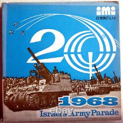 1968 Israel 8mm Film Film Idf Army Parade 6 Jours Guerre Jour De L'independance Hébraïque
