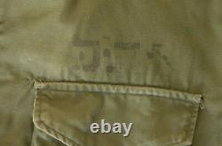 1973 Vietnam Era Us Army Coat Jacket M65 Og107 W Tsahal Israeli Army Mark Size L