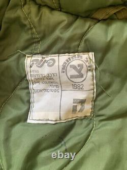 1982 Liban Guerre Tsahal Armée D'israël Hiver Unisex Coat Veste Dubon? Sz