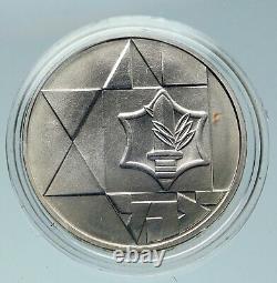 1983 Israel Fdi Forces De Défense Israéliennes Valor 35 Yrs Silver Shekel Coin I86461