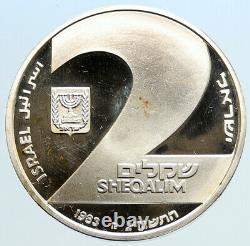 1983 Israel Fdi Forces De Défense Israéliennes Valor 35y Pf Silver 2 Shekels Coin I96873