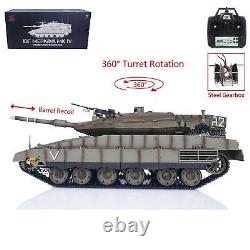 1/16 Heng Long RC Tank 3958 IDF Merkava MK IV Boîte de vitesses métallique modèle de réservoirs