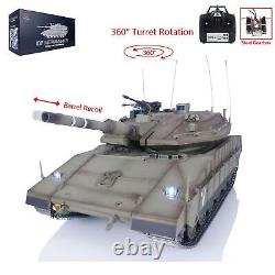 1/16 Merkava Mk IV Rc Tank Henglong Fdi 3958 360° Turret Rotary Upgrade Edition