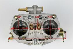 1 Paire 44idf Carburetor Carburettor Avec Air Horn Pour Jaguar Porsche Beetle Vw