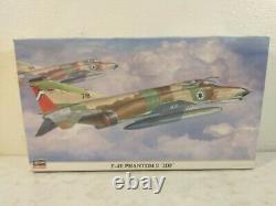 2002 Hasegawa F-4e Phantom II Idf Israeli Air Force Fighter 172 Modèle Kit