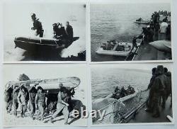 Armée D'israël Marine Sceaux Commando Shayetet 13 Photos De Presse Originales Idf 1970's