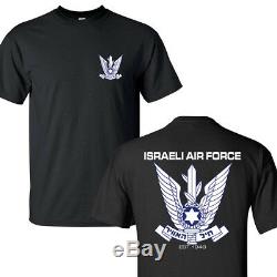 Armée De L'air Israélienne Armée Des Forces De Défense Israéliennes Noire T-shirts S-3xl