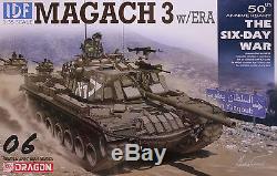 Dragon 1/35 3578 Idf Magach 3 Réservoir Withera (la Guerre Des Six Jours) (guerre Du Moyen-orient)