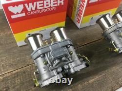 Ensemble (2x) 44 Idf 71 Weber Carburettor Twin Vw Beetle Porsche 356 912 914