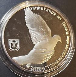 Fdi Soldats Disparus Et Prisonniers De Guerre Médaille D'argent 50mm 49g Israël 2006