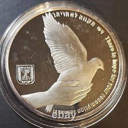 Fdi Soldats Disparus Et Prisonniers De Guerre Médaille D'argent 50mm 49g Israël 2006