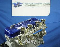 Gemini Twin Reproduction Kit Carburateurs Et Collecteur Weber 44idf 44 Rodéo Carbure Idf