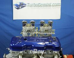 Gemini Twin Reproduction Kit Carburateurs Et Collecteur Weber 44idf 44 Rodéo Carbure Idf