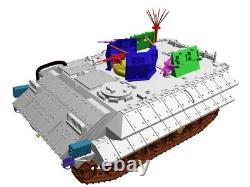 IDF M113 ZELDA-2 1/35 Maquette de modèle d'impression 3D TANK MINIATURE rouge