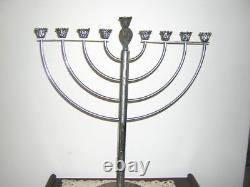 Idf Zahal Israël Hanoukkah Chanoukkiya Menorah Hanoukiah Judaica. Sans Prix