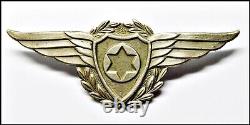 Insigne de casquette de l'armée de l'air de l'IDF d'Israël 1948 Rare ! État extra-fin