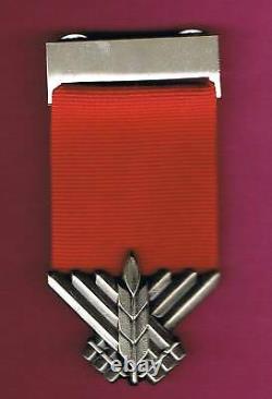 Israel Genuine Fdi Medal De Courage 2ème Decoration Haute 100% Authentique