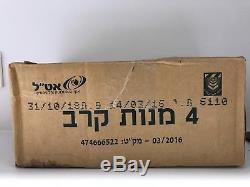 Israël Rif Militaire Ration Box. 24hour4 Personnes. Très Rare Unique 1 Stock