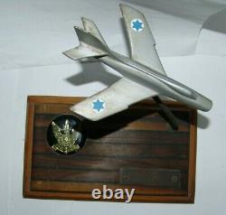 Juive Judaica Israel Israeli Air Force Mamram Tsahal Prix Statue D'avion 1963