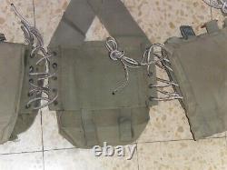Lacets de première génération des années 1970 Dos X Croisé Gilets IDF Zahal Delta US Seals