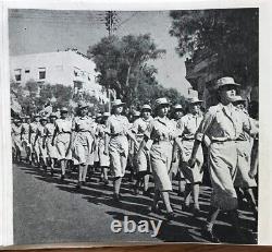 Livre de photos de l'IDF juive de 1949 : GUERRE D'INDÉPENDANCE d'Israël, CARTE DE PARTITION hébraïque, Judaica.